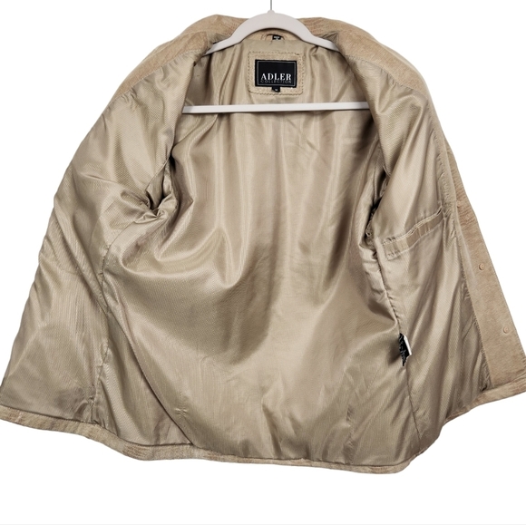 Vintage Adler Collection Leather Jacket Snakeskin Print Women's Size Medium - Picture 5 of 12